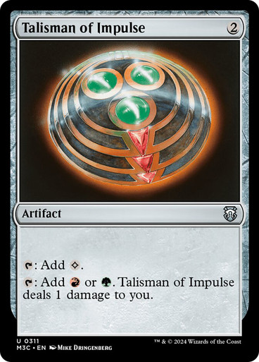 TalismanOfImpulse__65323 Talisman of Impulse Modern Horizons 3 Commander
