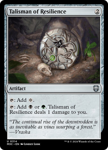 Talisman of Resilience Modern Horizons 3 Commander
