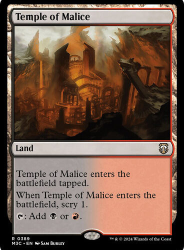 TempleOfMalice__40503 Temple of Malice Modern Horizons 3 Commander