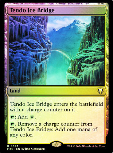 TendoIceBridge__69060 Tendo Ice Bridge (Ripple Foil) Modern Horizons 3 Commander - Alternate Foil (Foil)