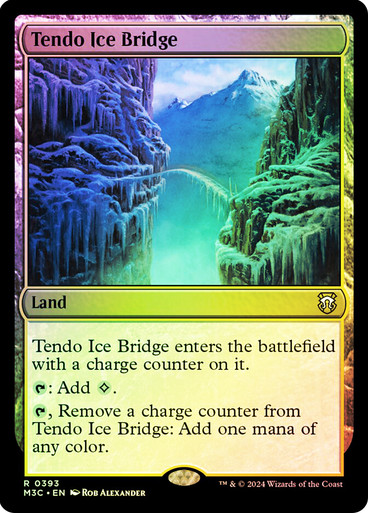 Tendo Ice Bridge (Ripple Foil) Modern Horizons 3 Commander - Alternate Foil (Foil)