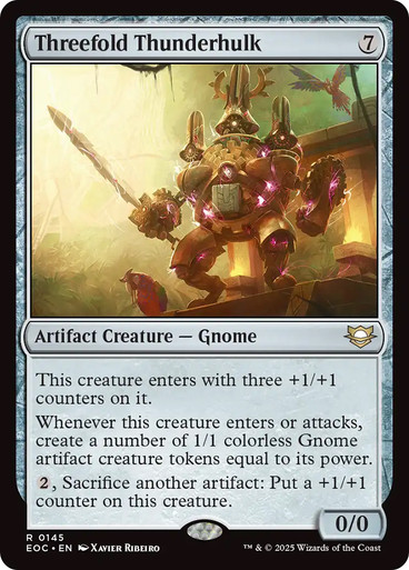 Threefold Thunderhulk Edge of Eternities Commander