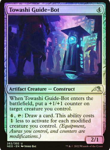 TowashiGuideBot__92281 Towashi Guide-Bot Kamigawa: Neon Dynasty (Foil)