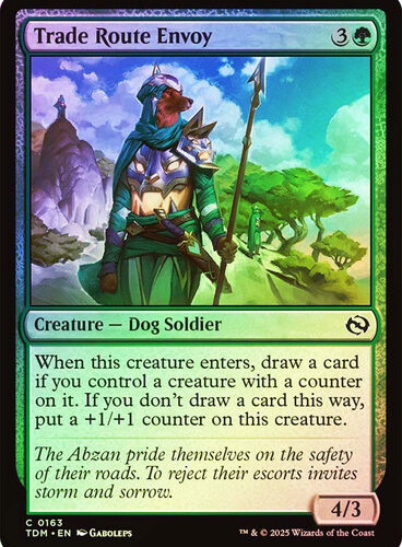 TradeRouteEnvoy__77469 Trade Route Envoy Tarkir: Dragonstorm (Foil)