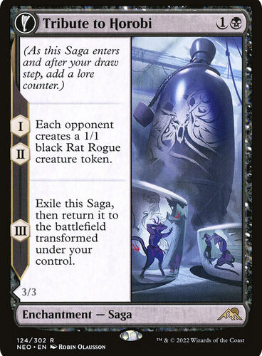 Tribute to Horobi // Echo of Death's Wail Kamigawa: Neon Dynasty