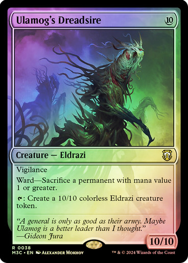 Ulamog's Dreadsire (Ripple Foil) Modern Horizons 3 Commander - Alternate Foil (Foil)