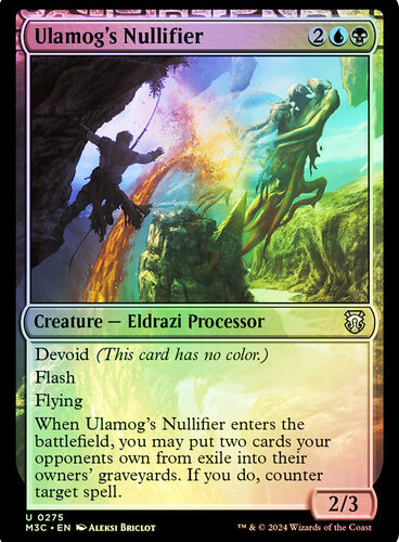 UlamogsNullifier__73431 Ulamog's Nullifier (Ripple Foil) Modern Horizons 3 Commander - Alternate Foil (Foil)