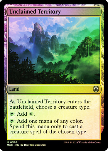 UnclaimedTerritory__06254 Unclaimed Territory (Ripple Foil) Modern Horizons 3 Commander - Alternate Foil (Foil)