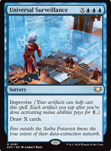 Universal Surveillance Edge of Eternities Commander