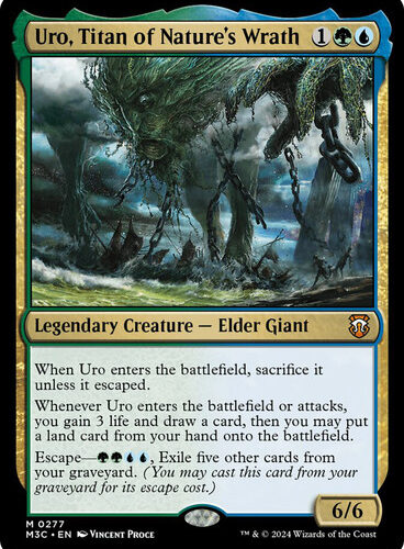 Uro, Titan of Nature's Wrath Modern Horizons 3 Commander