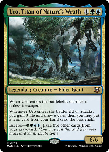 Uro, Titan of Nature's Wrath Modern Horizons 3 Commander