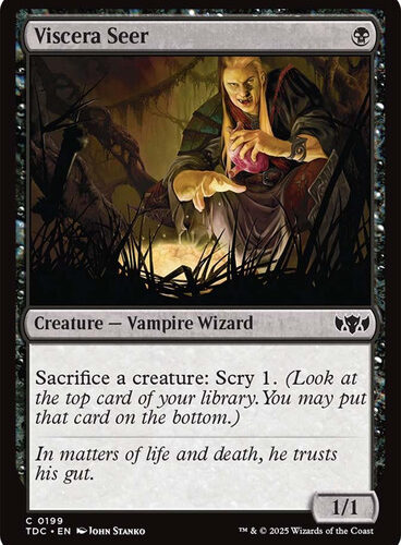 Viscera Seer Tarkir: Dragonstorm Commander
