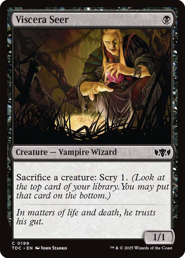 VisceraSeer__44660 Viscera Seer Tarkir: Dragonstorm Commander