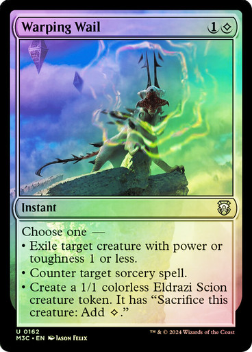 WarpingWail__98869 Warping Wail (Ripple Foil) Modern Horizons 3 Commander - Alternate Foil (Foil)