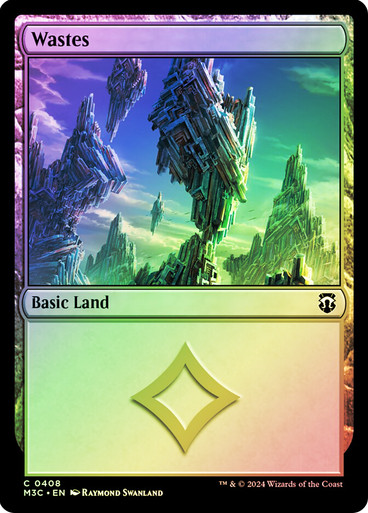 Wastes__89035 Wastes (Ripple Foil) Modern Horizons 3 Commander - Alternate Foil (Foil)