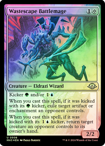 WastescapeBattlemage508__22763 Wastescape Battlemage (Ripple Foil) Modern Horizons 3 - Alternate Foil (Foil)