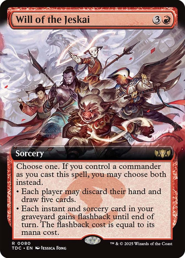 WillOfTheJeskai080__24652 Will of the Jeskai (Extended Art) Tarkir: Dragonstorm Commander