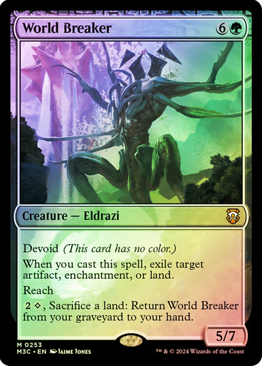 World Breaker (Ripple Foil) Modern Horizons 3 Commander - Alternate Foil (Foil)