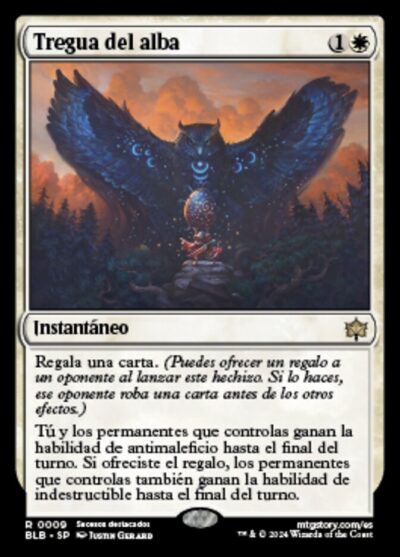 Version en español:Tregua del alba Bloomburrow