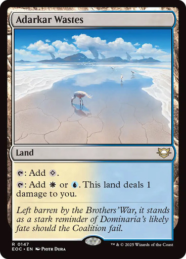 AdarkarWastes__60193 Adarkar Wastes Edge of Eternities Commander