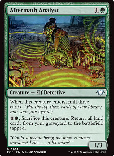Aftermath Analyst Edge of Eternities Commander