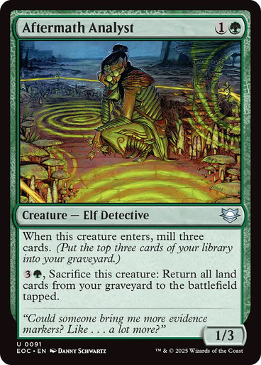 AftermathAnalyst__06268 Aftermath Analyst Edge of Eternities Commander