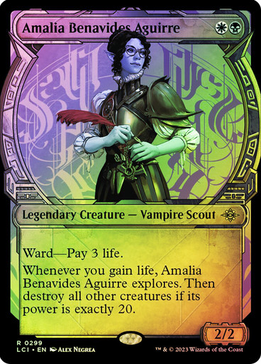 AmaliaBenavidesAguirre299__26504 Amalia Benavides Aguirre (Showcase) The Lost Caverns of Ixalan - Variants (Foil)