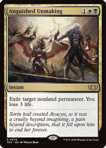 Anguished Unmaking Tarkir: Dragonstorm Commander