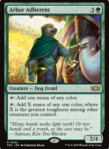 Arbor Adherent Tarkir: Dragonstorm Commander