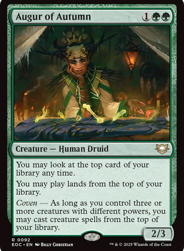 Augur of Autumn Edge of Eternities Commander