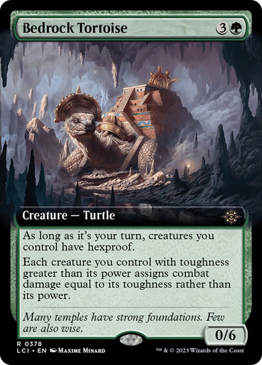 Bedrock Tortoise (Extended Art) The Lost Caverns of Ixalan - Variants