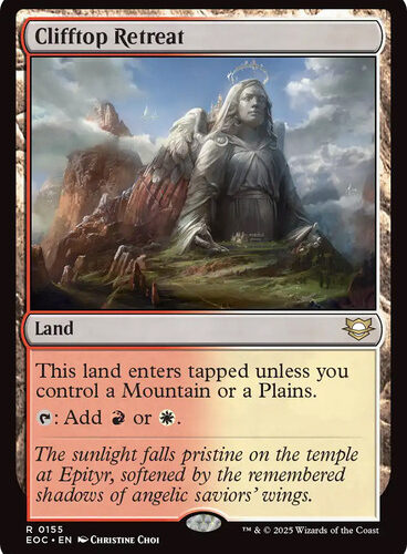 Clifftop Retreat Edge of Eternities Commander