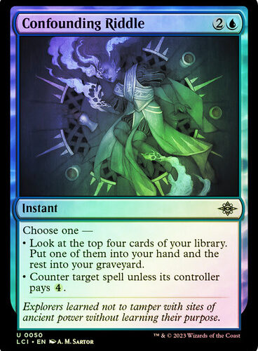 ConfoundingRiddle__80488 Confounding Riddle The Lost Caverns of Ixalan (Foil)