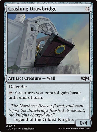 Crashing Drawbridge Tarkir: Dragonstorm Commander