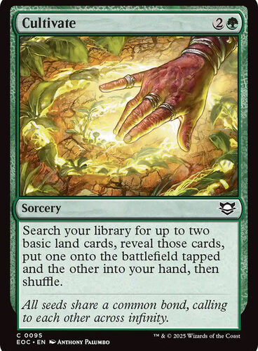 Cultivate Edge of Eternities Commander