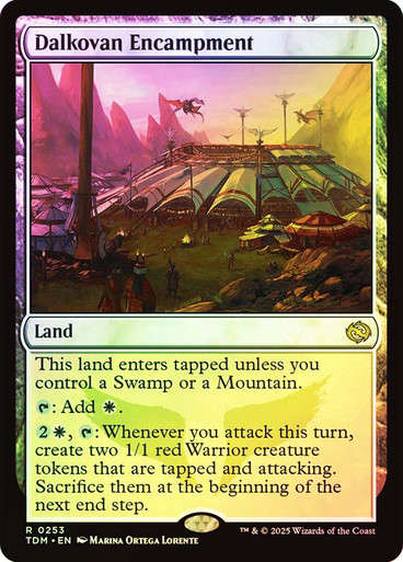 DalkovanEncampment__90732 Dalkovan Encampment Tarkir: Dragonstorm (Foil)