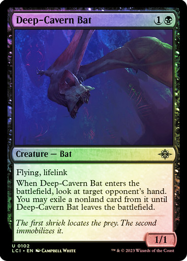 DeepCavernBat__84718 Deep-Cavern Bat The Lost Caverns of Ixalan (Foil)