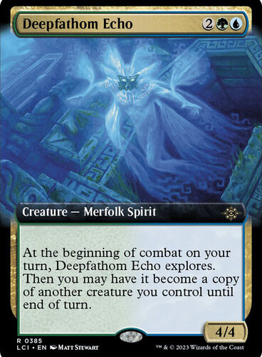 Deepfathom Echo (Extended Art) The Lost Caverns of Ixalan - Variants