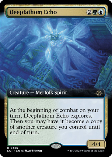 Deepfathom Echo (Extended Art) The Lost Caverns of Ixalan - Variants
