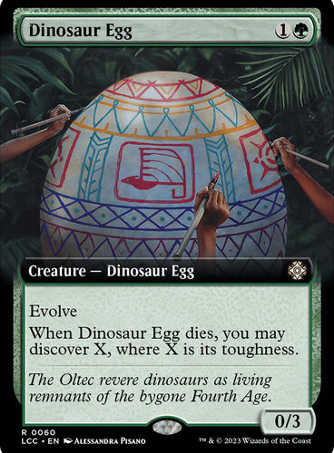 Dinosaur Egg (Extended Art) The Lost Caverns of Ixalan Commander - Variants
