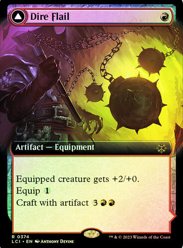 Dire Flail // Dire Blunderbuss SetThe Lost Caverns of Ixalan - Variants (Foil)