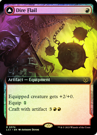 Dire Flail // Dire Blunderbuss SetThe Lost Caverns of Ixalan - Variants (Foil)