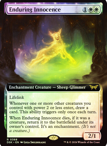 EnduringInnocence368__86889 Enduring Innocence (Extended Art) Duskmourn: House of Horror (Foil)