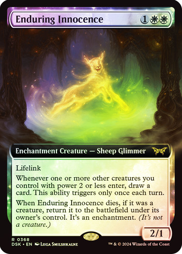 EnduringInnocence368__86889 Enduring Innocence (Extended Art) Duskmourn: House of Horror (Foil)