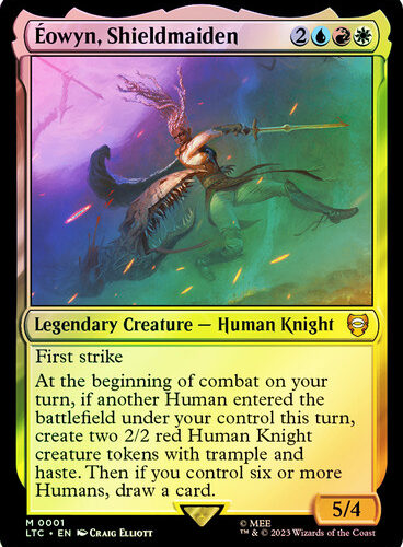 EowynShieldmaiden__30593 Eowyn, Shieldmaiden The Lord of the Rings Commander (Foil)