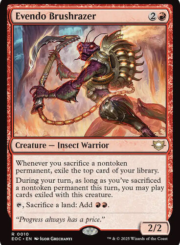 Evendo Brushrazer Edge of Eternities Commander