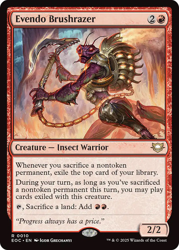 EvendoBrushrazer__26102 Evendo Brushrazer Edge of Eternities Commander