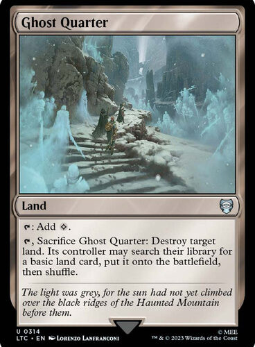Ghost Quarter The Lord of the Rings Commander