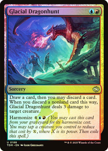 Glacial Dragonhunt Tarkir: Dragonstorm (Foil)
