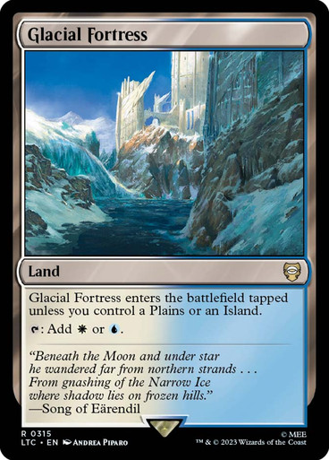 Glacial Fortress The Lord of the Rings Commander